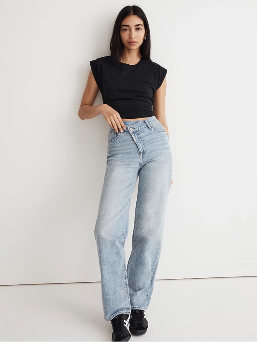 Madewell X Molly Dickerson Crossover Baggy Straight-Leg Jeans